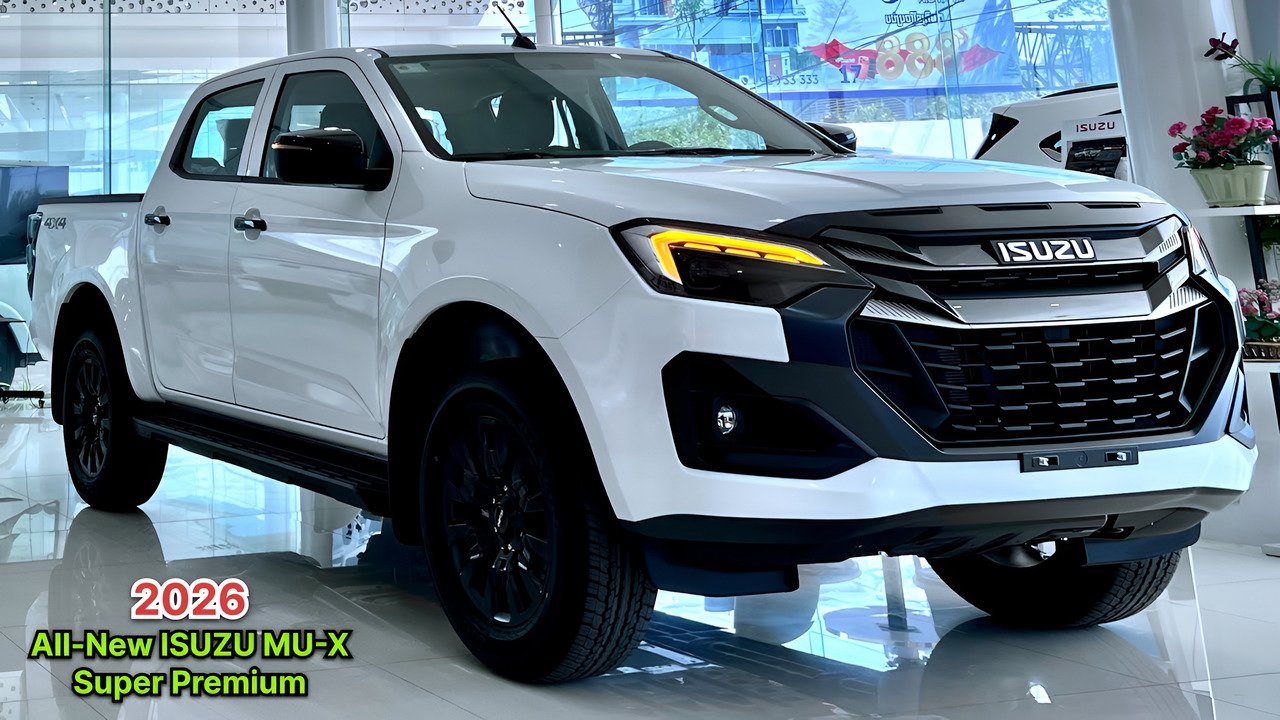 New 2026 ISUZU D-Max Super Premium Pickup Finally Revealed First Look Powerful Luxury, Bold Design, Features, Smart Technology, Powerful Engine, & Price
